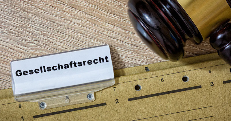 Gesellschaftsrecht Mülheim, Oberhausen & Düsseldorf Ordnerregister mit Gesellschaftsrecht-Schildchen